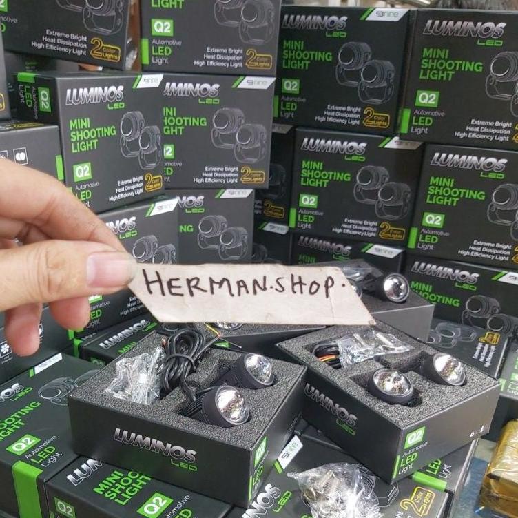 Lampu Tembak Laser 2warna LUMINOS Q2 / lampu luminos Q2 / lampu laser cr7 / lampu tembak cr7 / lampu