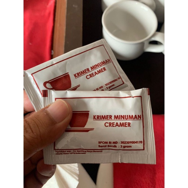 

GRA (SNI) krimer sachet ber BPOM 3gr / creamer sachet isi 250pcs