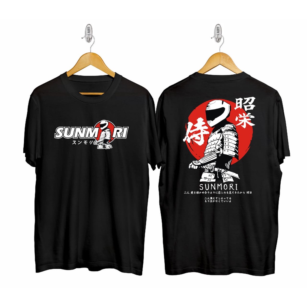 Kitting _ KAOS T-SHIRT ATASAN PRIA/ KAOS SUNMORI NINJA HELM HITAM/KAOS TERBARU 2021//KAOS JEPANG / B
