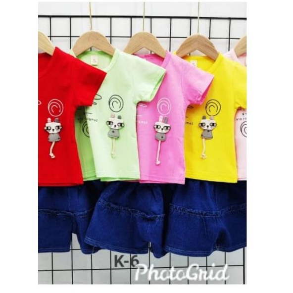 Setelan Anak Cewek JEANS / USAP uk. 1-4 tahun Import