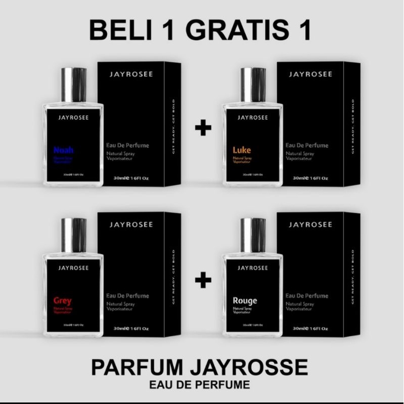 Parfum Jayrosse Jayrosee Grey Rouge - Parfume Pria dan Wanita Best Seller inspired by Jayrosse jayrose