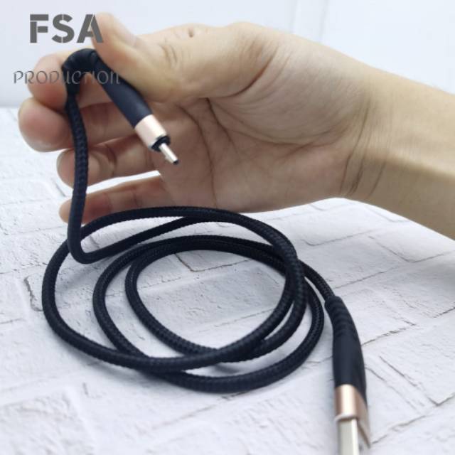 UGO K205 Kabel Data Usb Type C 3A Anti Break Superior Speed - Original