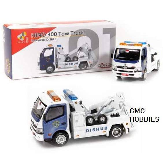 Hino 300 Tow Truck Indonesia Dishub Tiny Diecast 01 Diecast Mobil