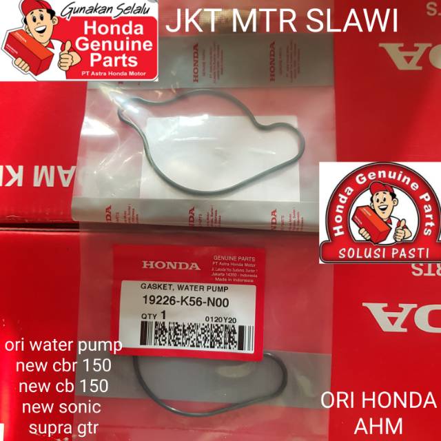 19226-K56-N00 oring water pump gasket water pumpnew sonic supra gtr new cbr 150 new cb 150r ori honda ahm