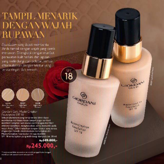 Foundation Giordani Gold Master Creation SPF 18