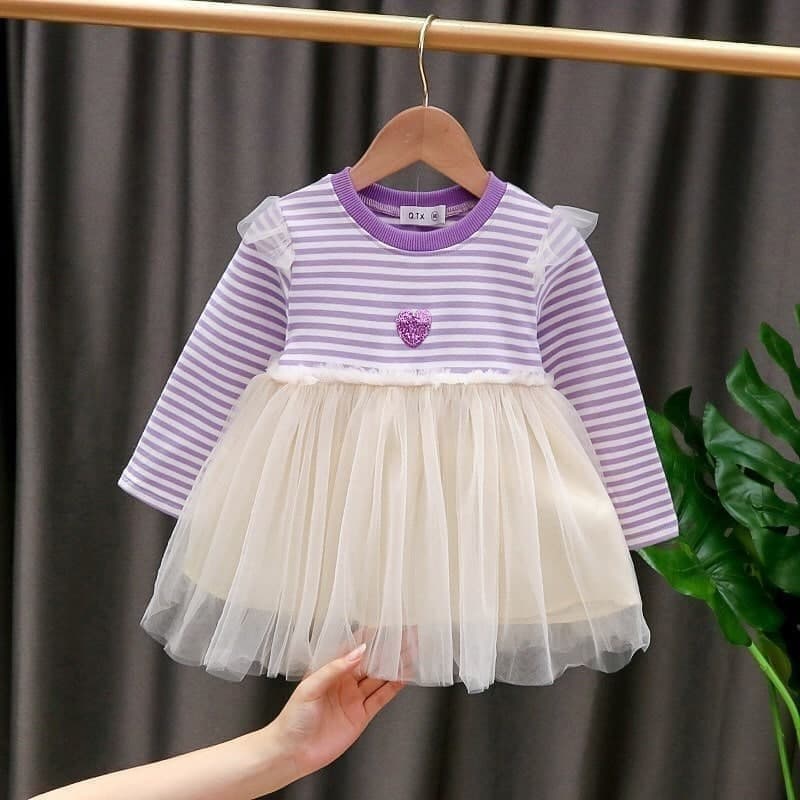 Promo !! Dress import anak cewek / Dress blaster lovelyz glitter cutie ukuran 6bulan-2tahun / Dress anak lucu