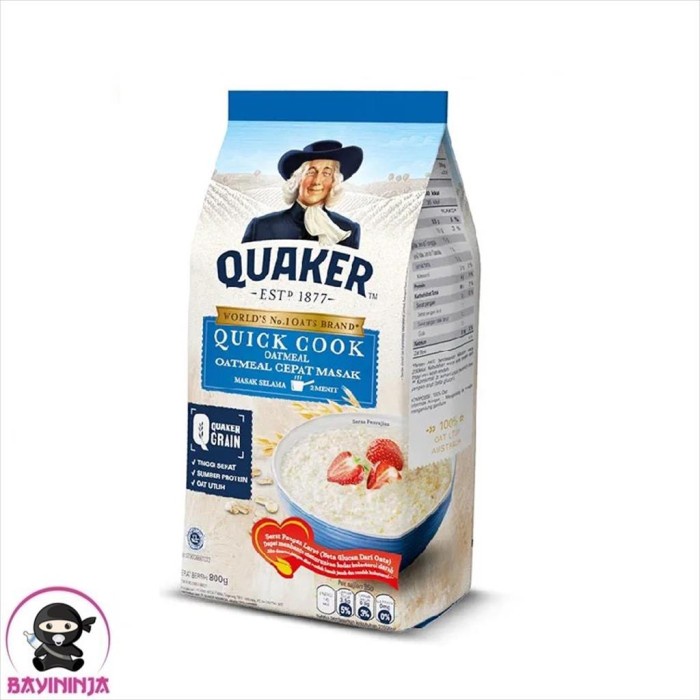 

QUAKER Quick Cook Oatmeal 800 g T-Ninjabayi 01