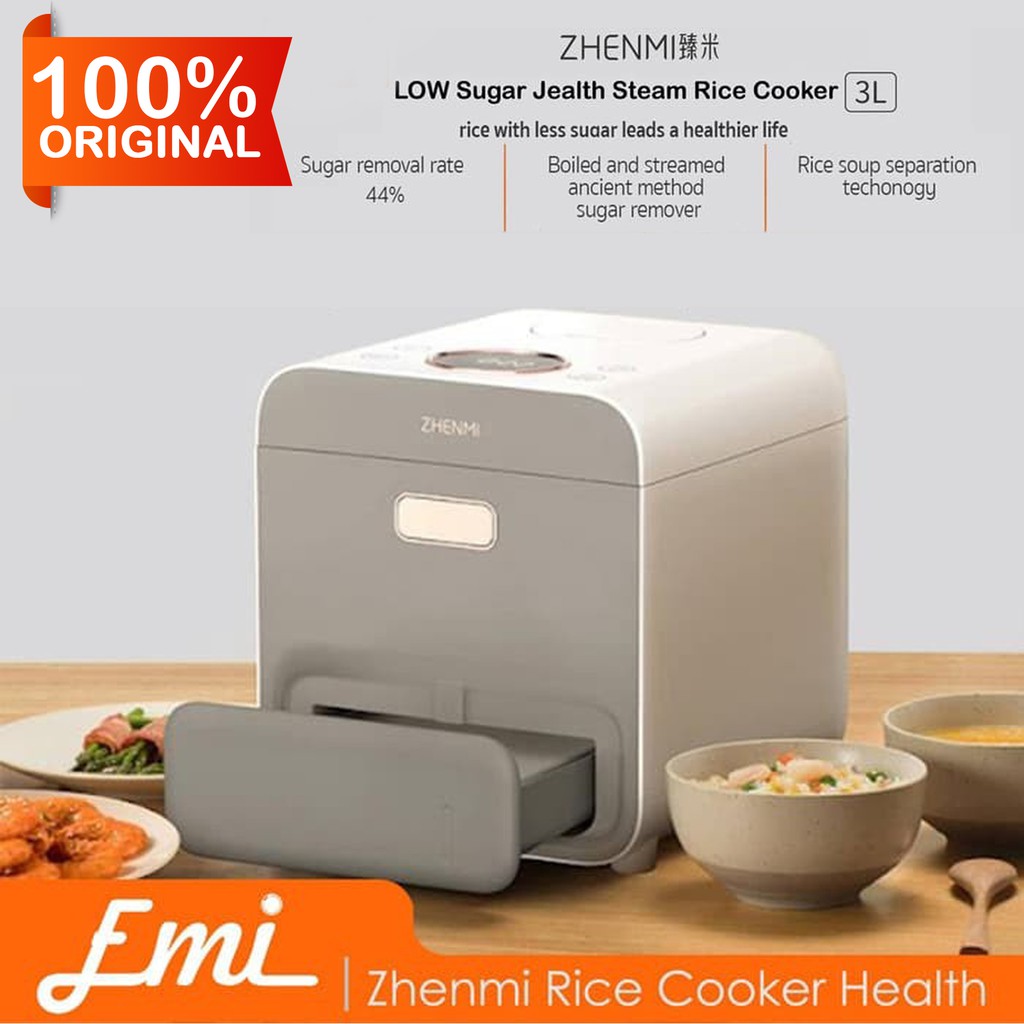 Zhenmi Rice Cooker Health Penanak Nasi Rendah Gula 3L