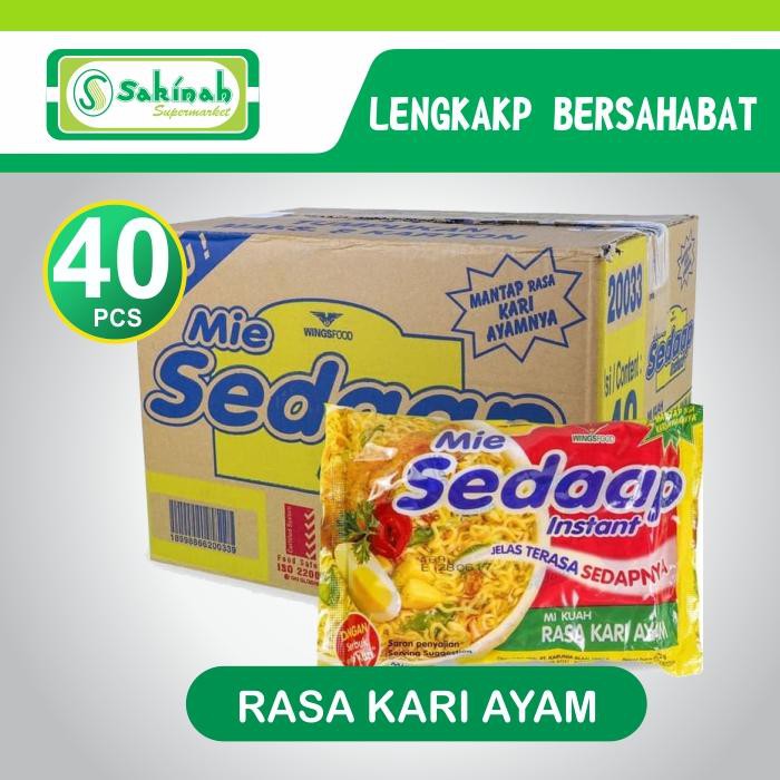 Mie Sedaap Kuah Rasa Kari Ayam 72gr (40 pcs)