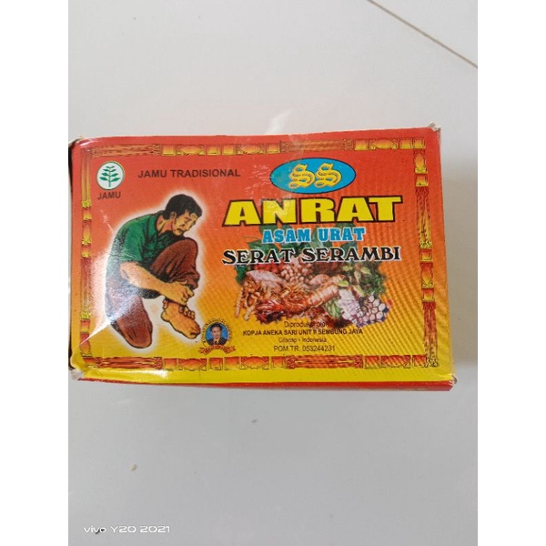 

serbuk jamu ANRAT ori isi 30sachet