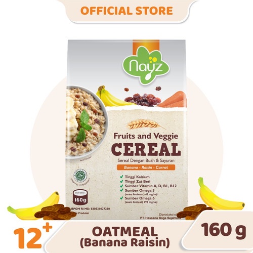 Nayz Cereal Veggies &amp; Cheese / mpasi bayi organik