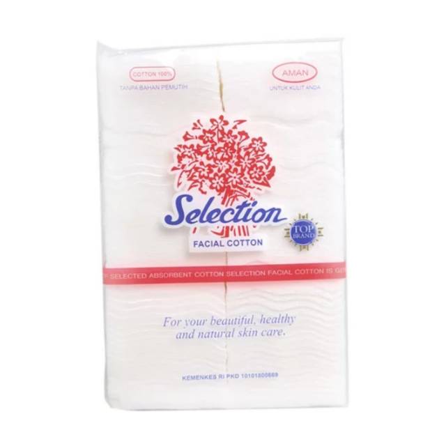 Kapas Wajah Selection 50gr Kapas Pembersih Kecantikan Facial Cotton.