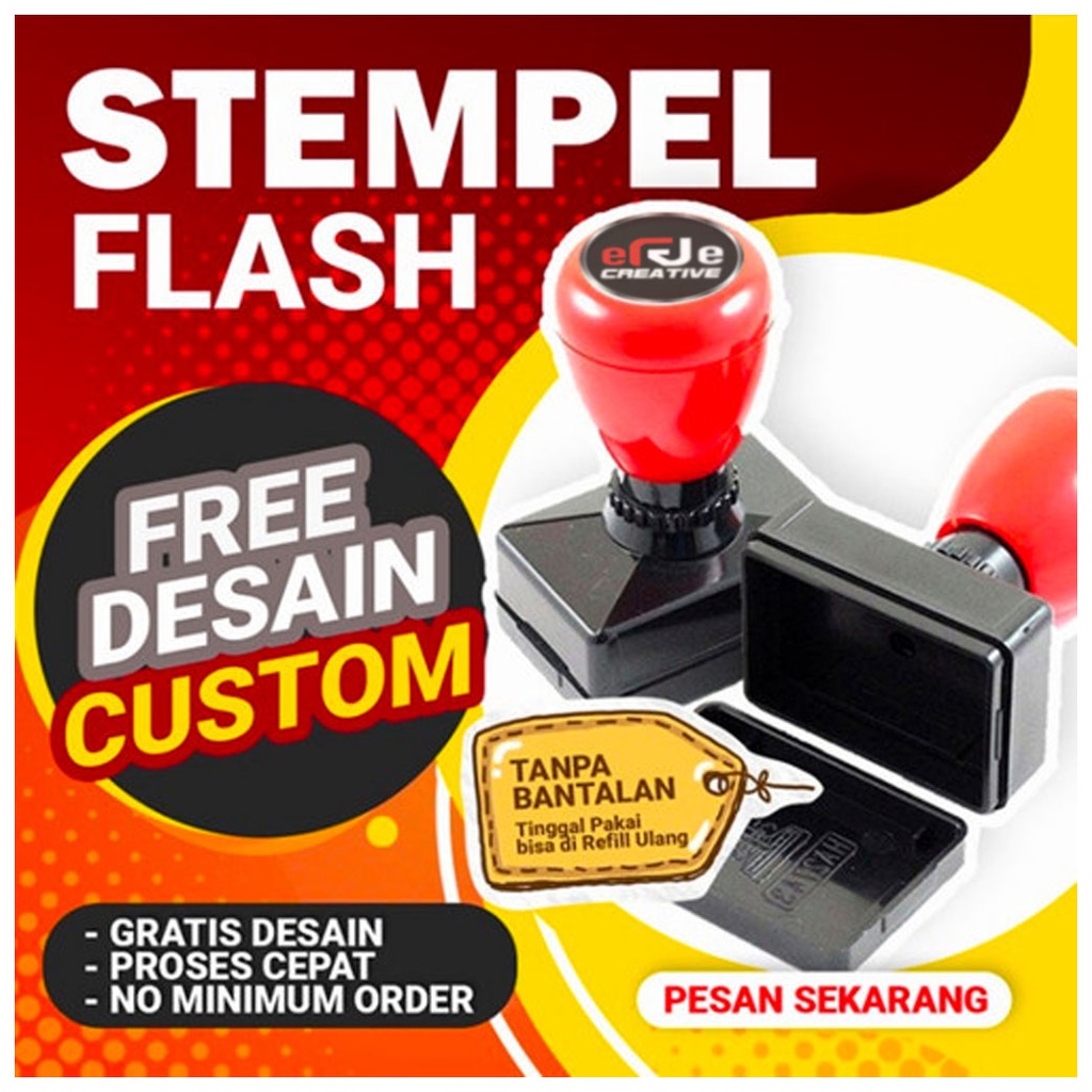 

Stemple Flash Warna bentuk bulat