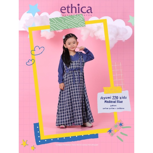 Gamis anak/ethica/ayumi 220 kids