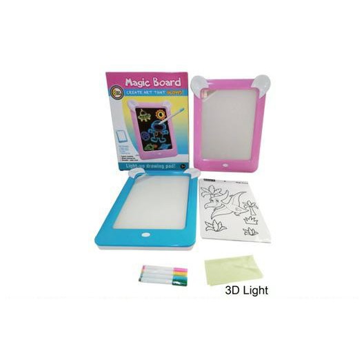 Magic Board Drawing LED 85127 - Papan Gambar Ajaib Edukasi