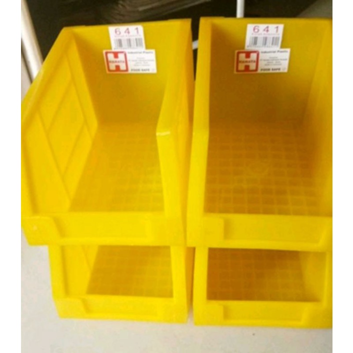 22x13x12 Jolly Box Hanata 641 / Kotak Perkakas No 200 / Box Container Spare Part Baut Bengkel Tool Box Plastik