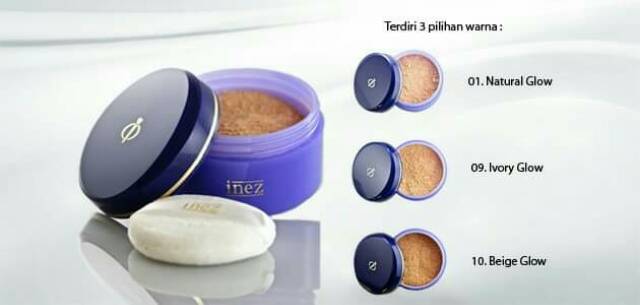 Inez color contour plus face powder / Inez face powder color contour plus / inez bedak tabur