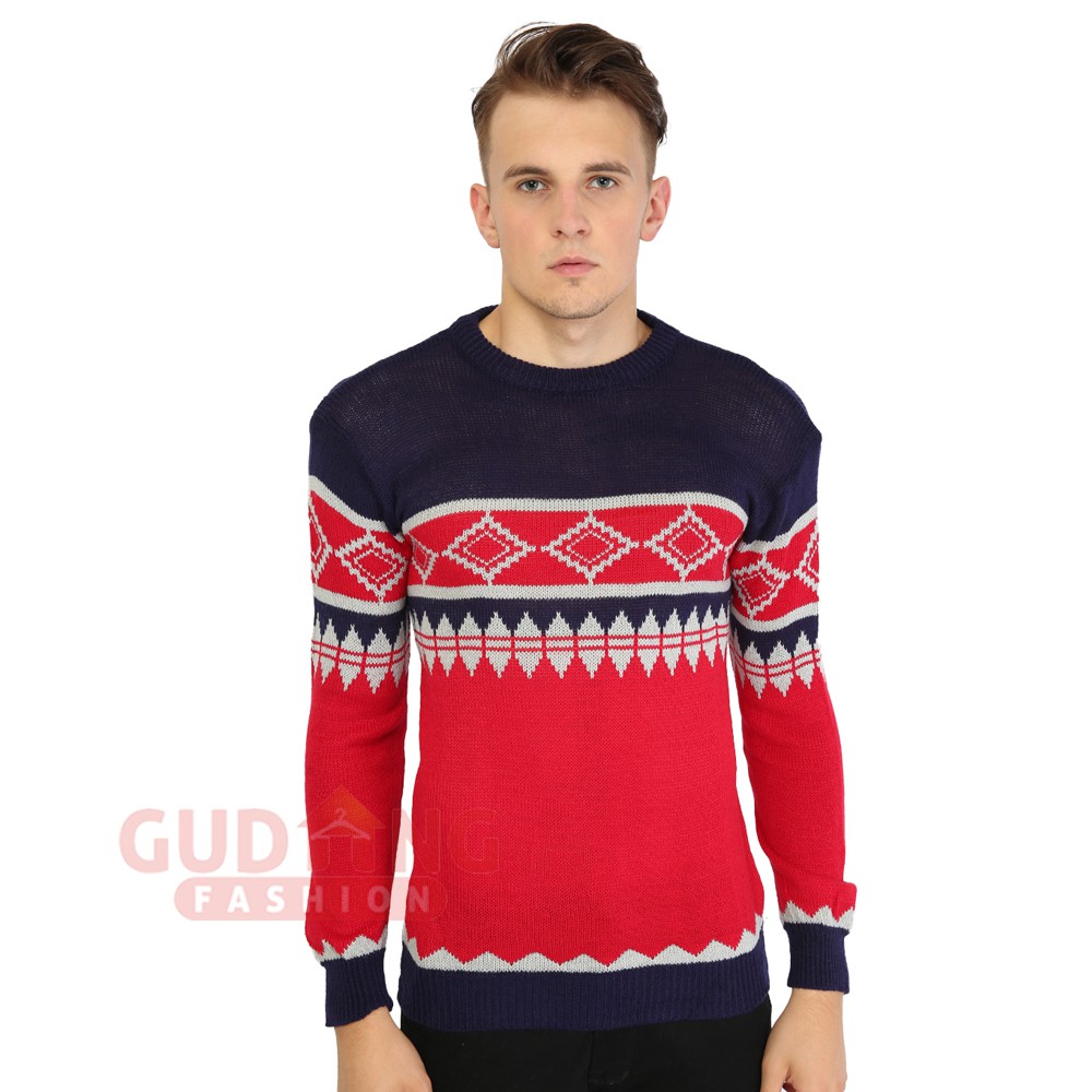 Sweater Pria Keren Tribal - SWE 1048