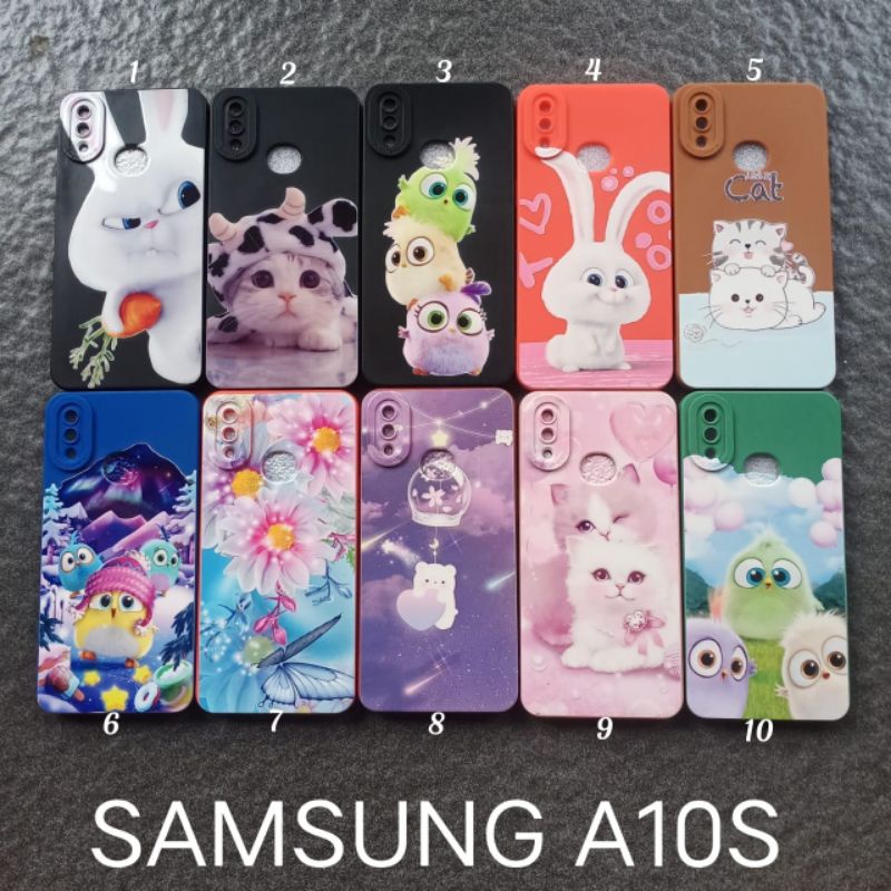 Case gambar Samsung A10S motif cewek ( 2 motif ) soft softcase softshell silikon cover casing kesing housing