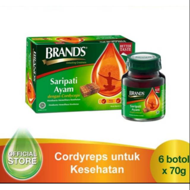 

Brand saripati ayam rasa cordyceps isi 6btl