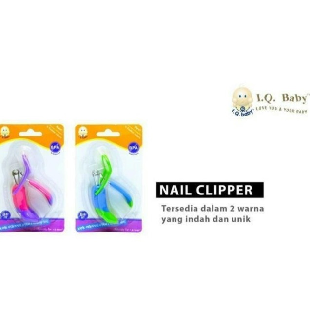 IQ Baby Nail Clipper With Magificent / Gunting Kuku With Kaca Pembesar 158