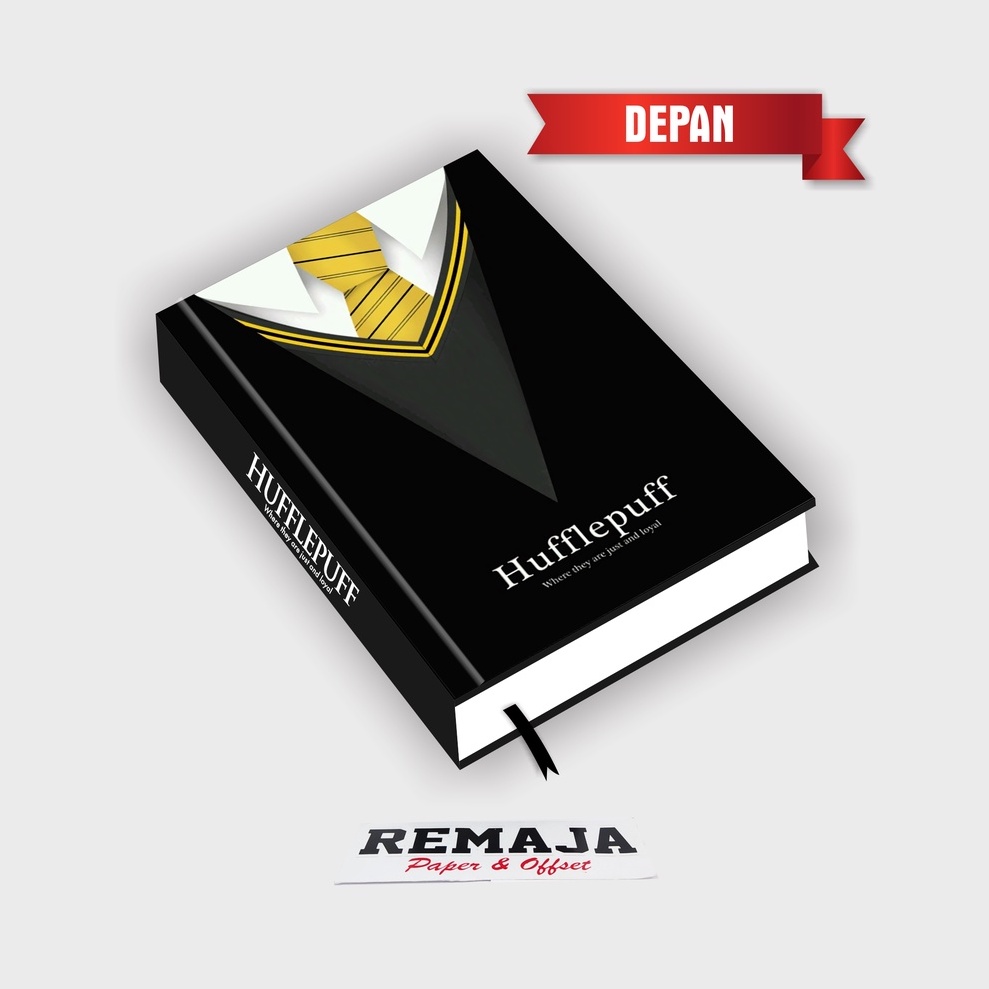 

Pocket book/Notebook Hardcover harry potter HUFFLEPUFF A6 & A5 / buku tulis catatan notes
