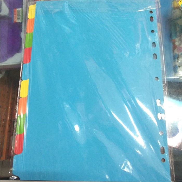 

Lucu Divider File A4 Bantex / 10 Tab Divider Promo