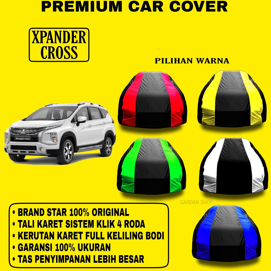 Body Cover XPANDER CROSS Garis 2 WARNA Penutup Pelindung Bodi Mobil Xpander Cross PREMIUM