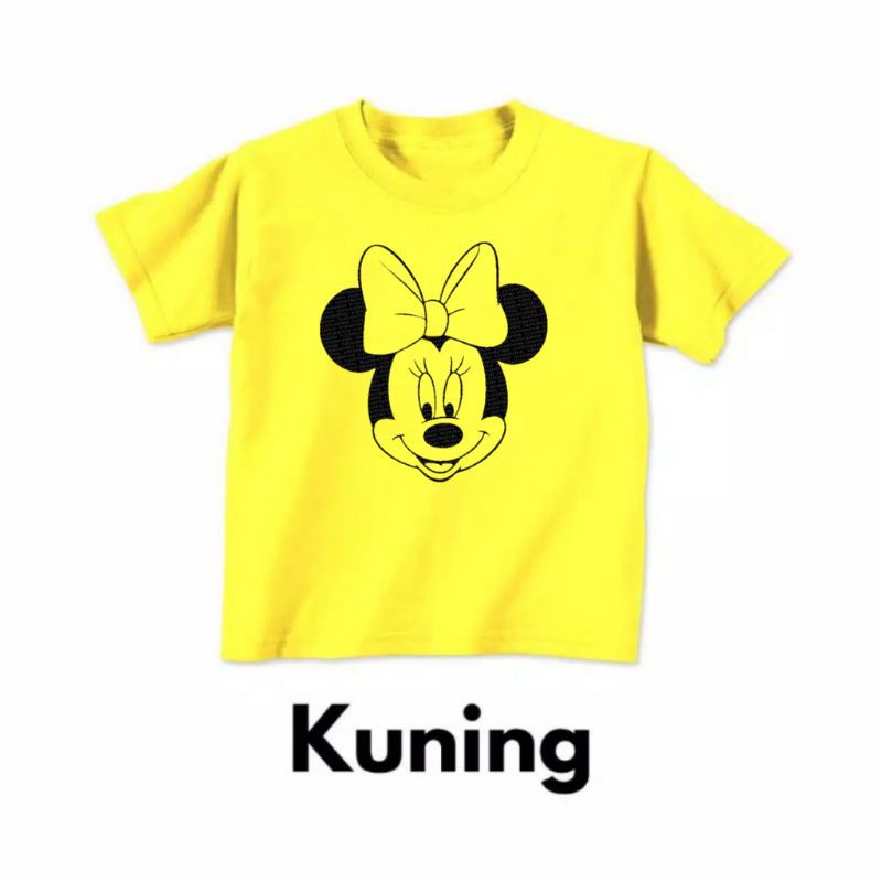 kaos anak Mickey mouse kuning