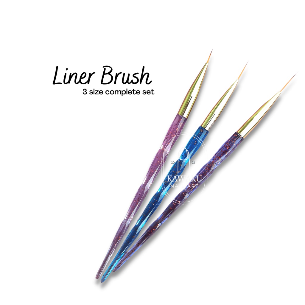 Brush Liner Drawing Kutek Gel Nail Art Staff NP-34