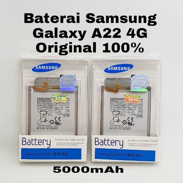 Baterai Samsung Galaxy A22 4G EB-BA315ABY Original 100%