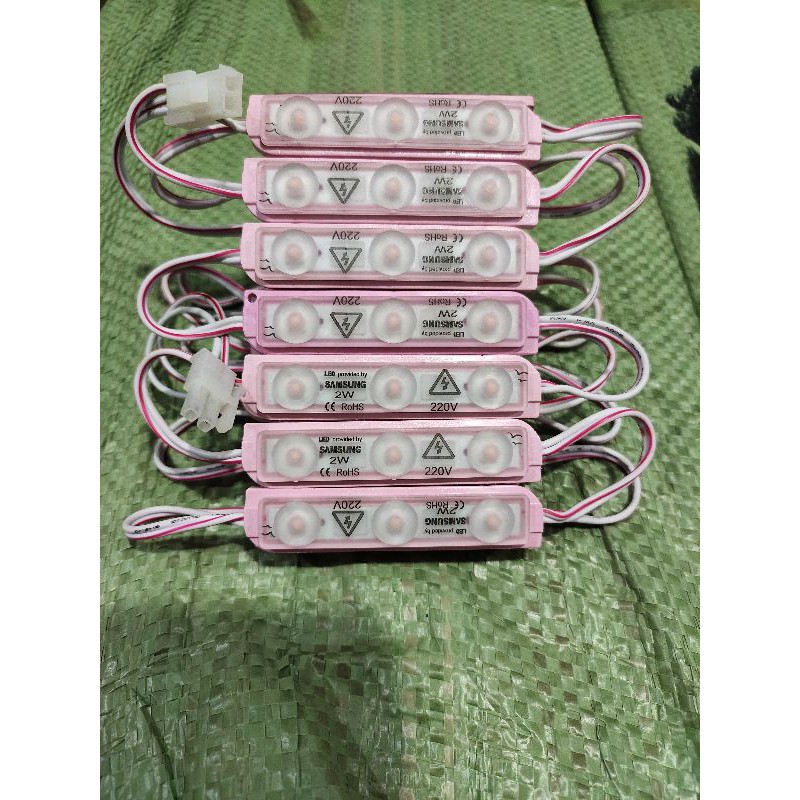 led module 3mata pink AC 220v