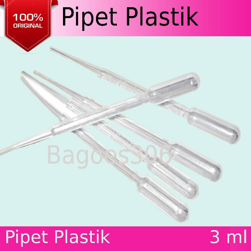 Pipet Plastik 3ml Panjang 15cm|Pipet Tetes Plastik/Sedot 3ml