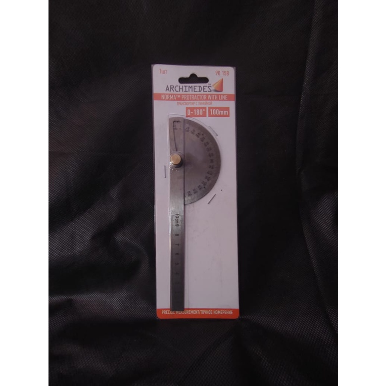 

Busur Derajat Combi Penggaris Stainless Steel Protractor