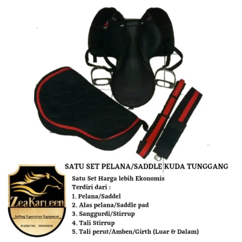 pelana kuda satu set