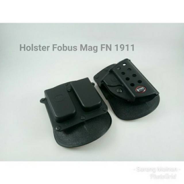 Holster fobus FN/Sarung Senjata Fobus 1911 With Double Magazine Pouch