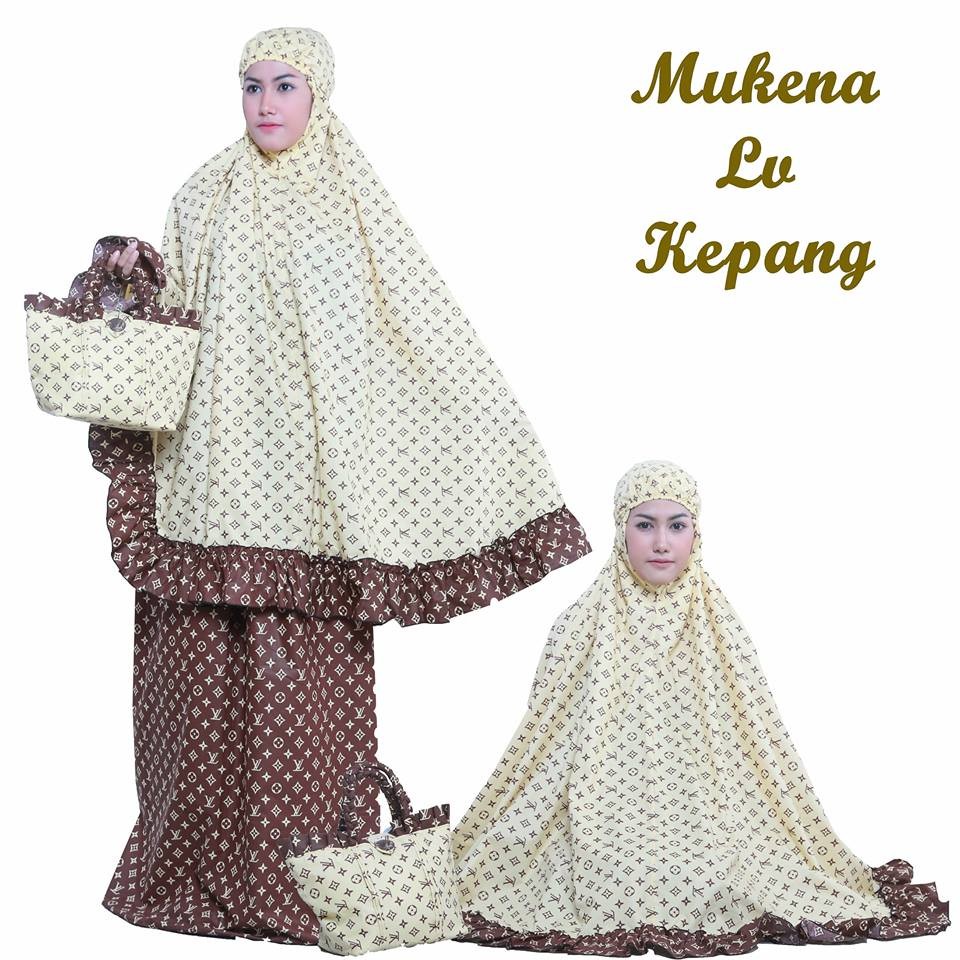 SALE  Mukena Katun Jepang Murah KEPANG LV (Tas Kepang)