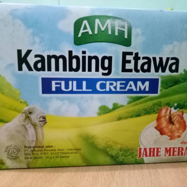 

Amh Susu Kambing Etawa Full Cream Rasa Jahe Merah