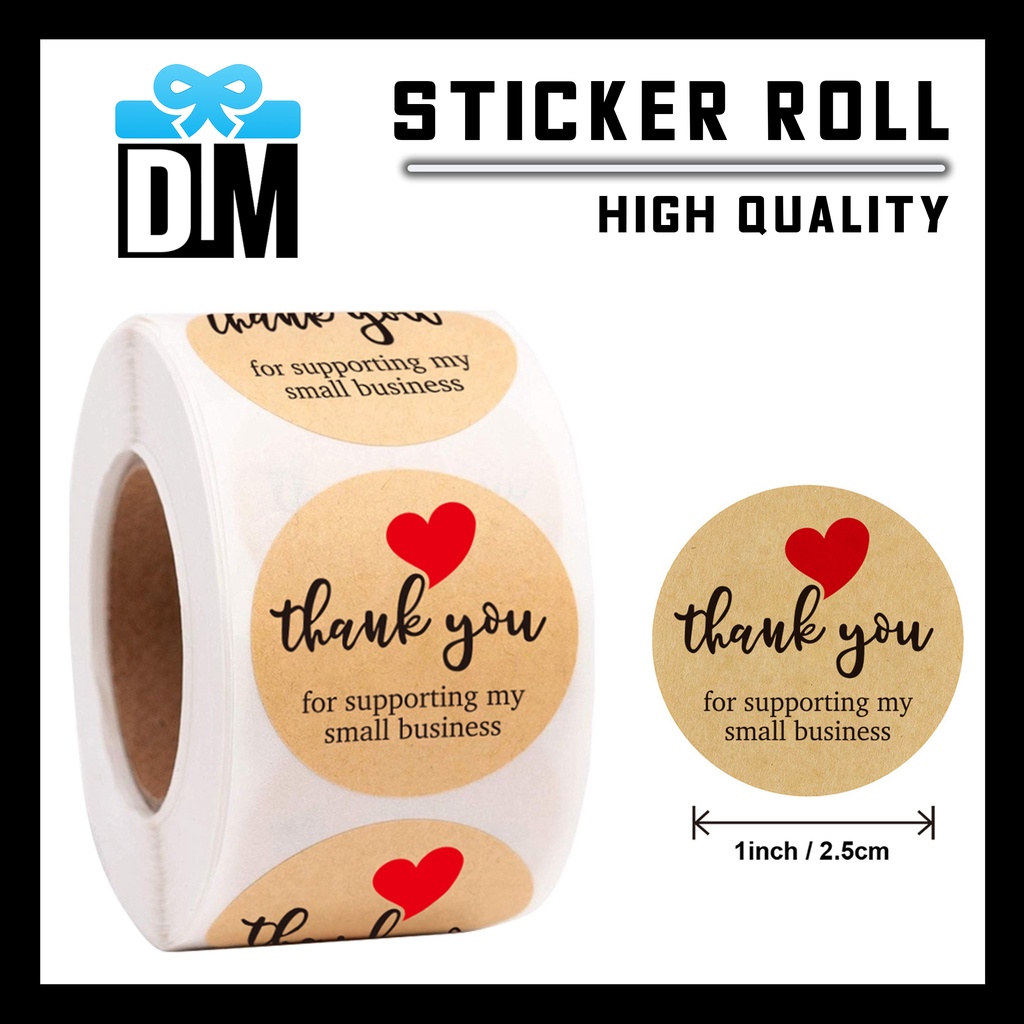 

Roll 500pc Sticker Tulisan Lucu Thankyou For Your Order Sticker Packing Terimakasih
