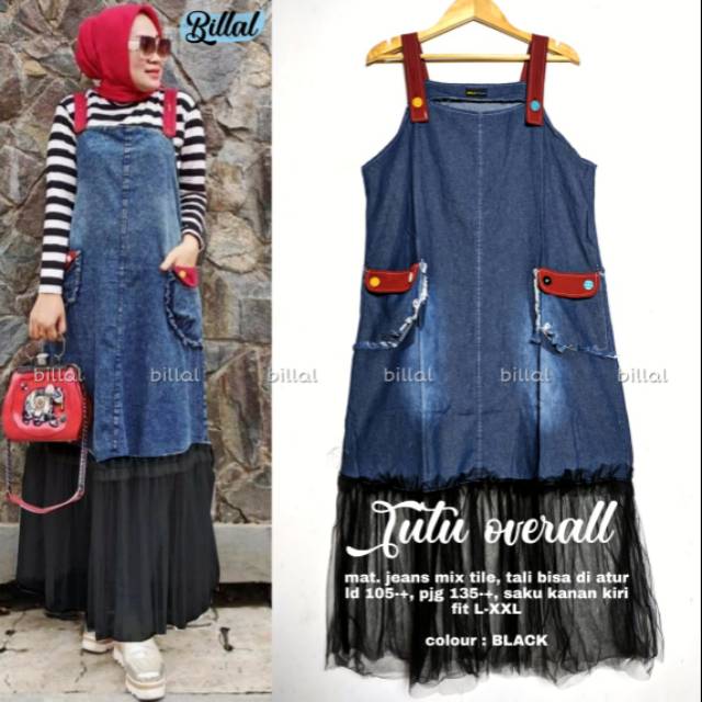 DRESS TUTU OVERALL JEANS