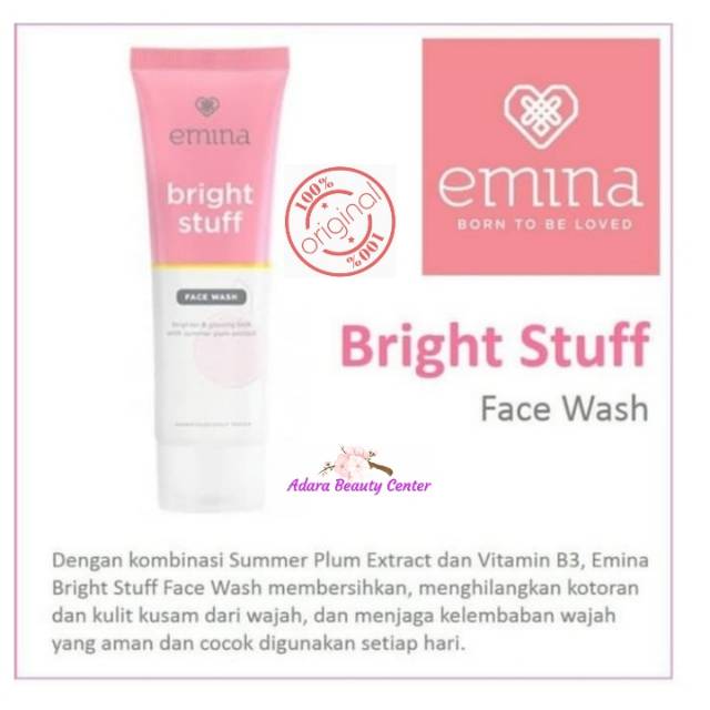 Sabun muka Emina Bright Stuff Face Wash 50ML - 100 ML ORIGINAL | Shopee