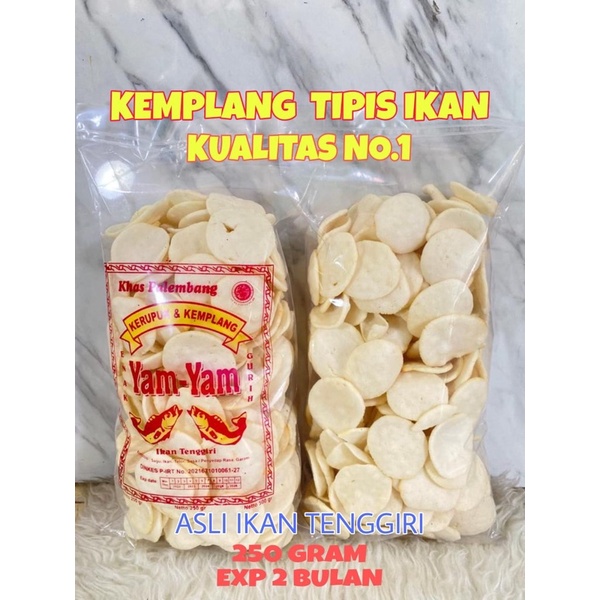 

KEMPLANG TIPIS IKAN TENGGIRI 250 gr