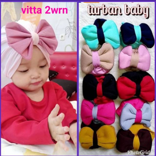 Ciput Kupu Anak Beda Warna | Turban Anak Lucu | Turban Bayi