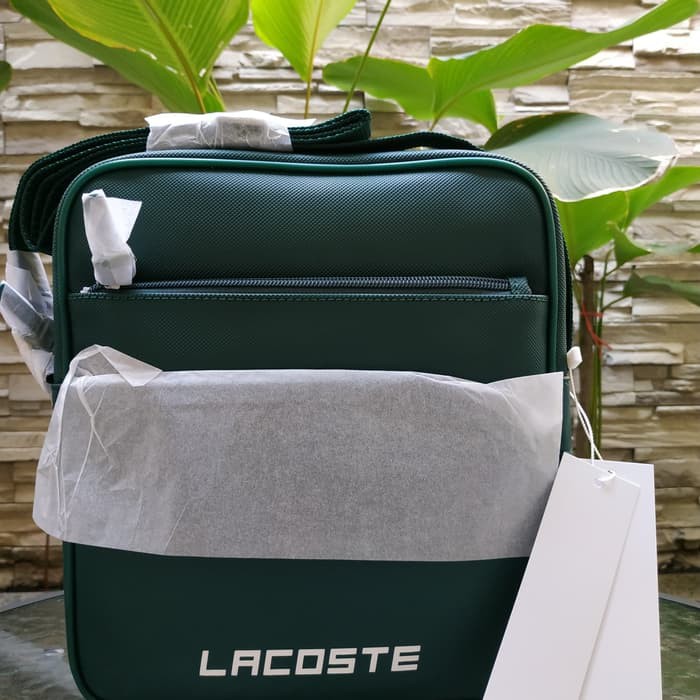 Sling Bag Lacoste / Tas Pria Tas Slempang 100% ORI & NEW