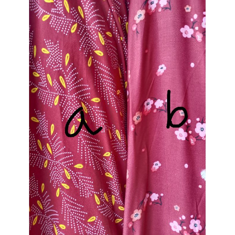 Katun rayon motif