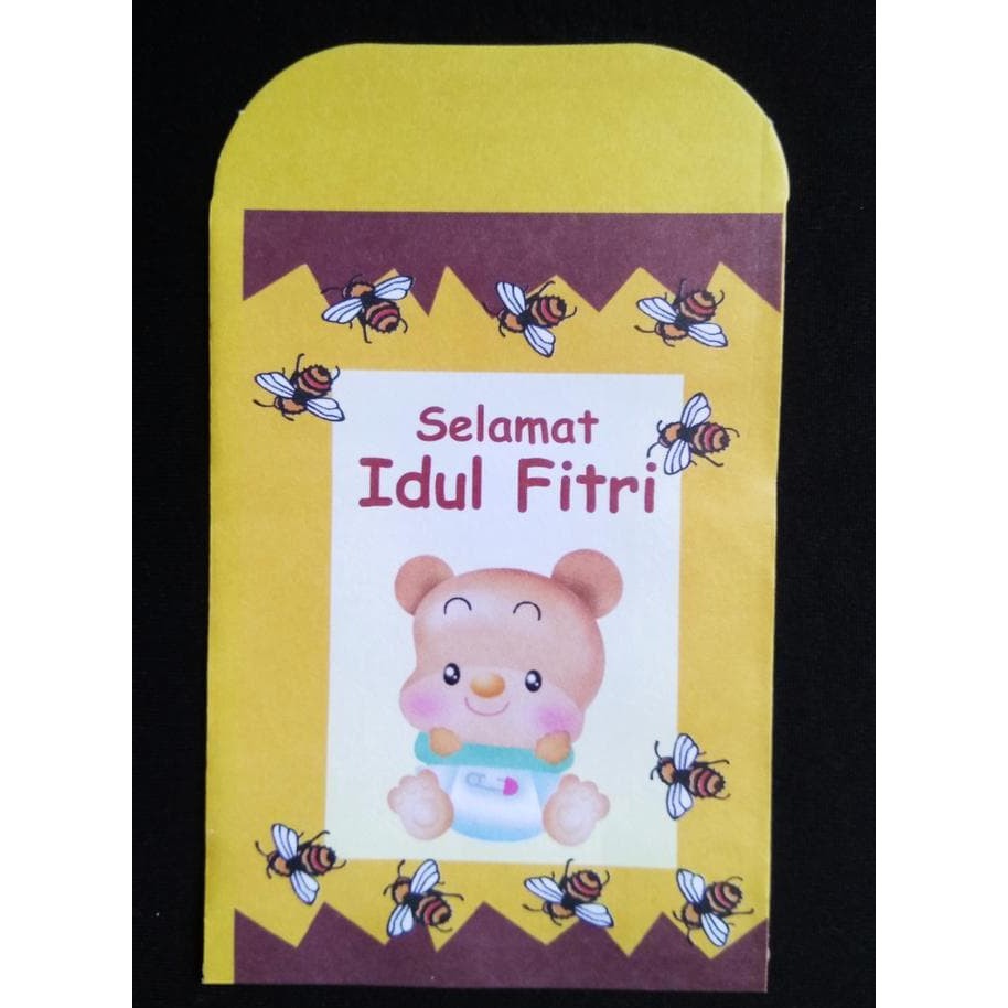 

HOT SALE amplop Lebaran motif bee and baby panda Terjarmin