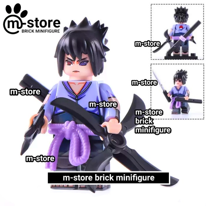 [Hobi] Lego Naruto Uchiha Sasuke Minifigure 4As0400