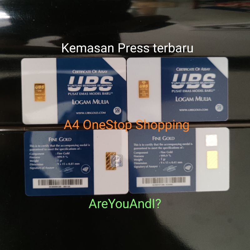 Emas LM UBS 1 gram