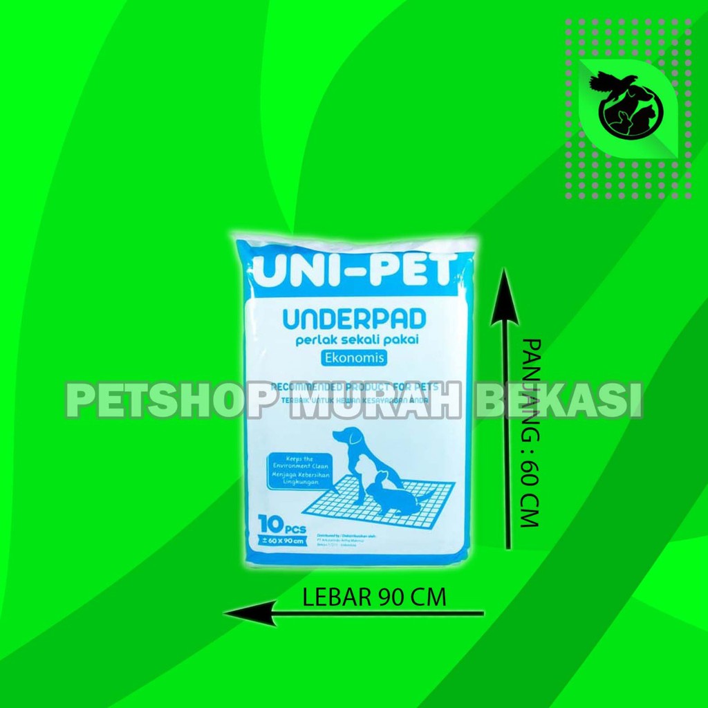 Uni Pet Underpad Alas Pipis Poop Kucing anjing Perlak Hewan