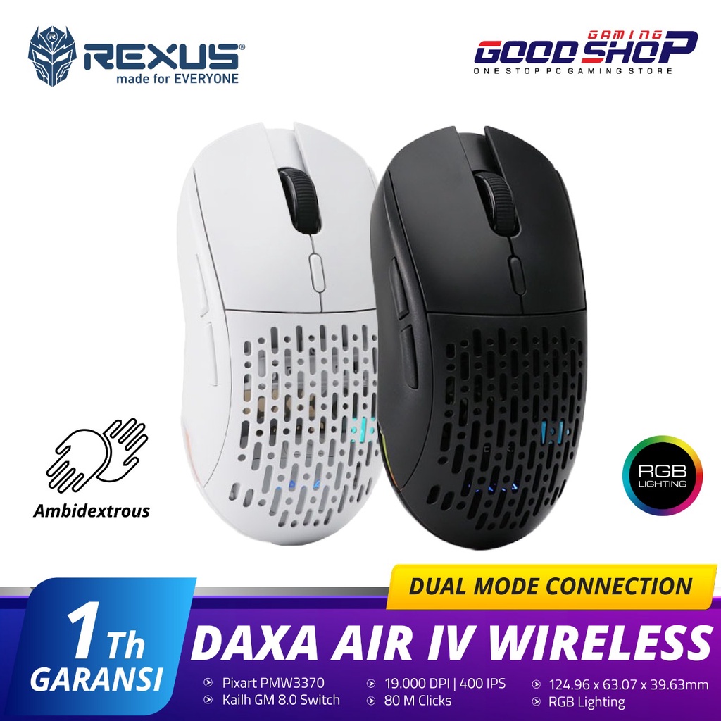 Rexus Daxa Air IV - Gaming Mouse